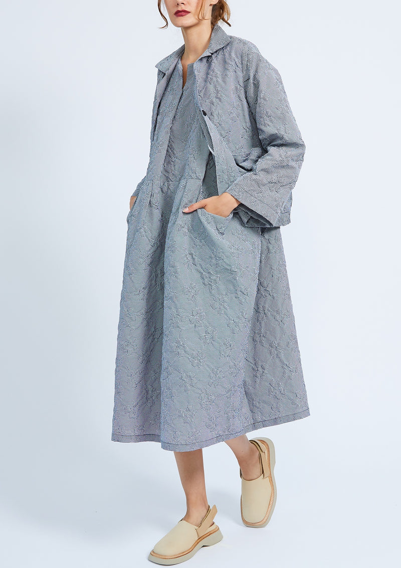 BIG POCKET DRESS - GINGHAM