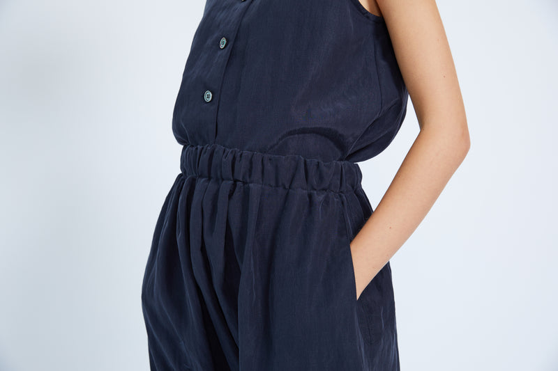 BACK PLEAT BUTTON DOWN - CUPRO