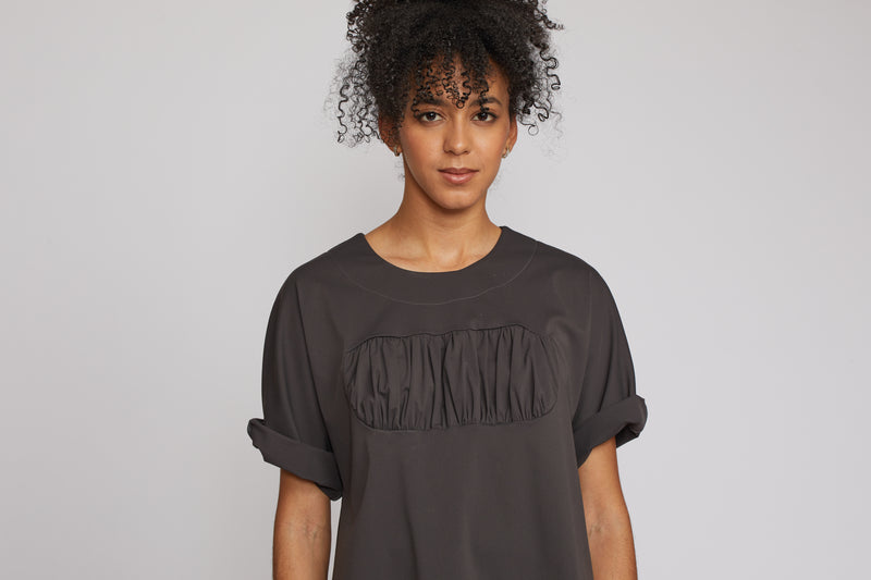 PLEATED TOP - STRETCH